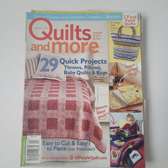 Lot of 8 QUILT & MORE Magazines by Better Homes & Gardens Creative Collection - Picture 4 of 16